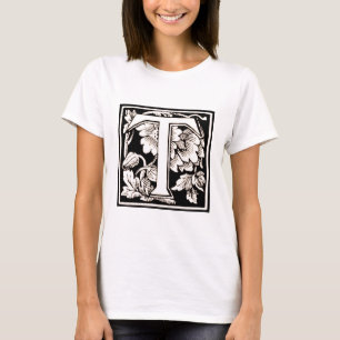 T-shirt Vintage Floral 'T' encadré - Chemise