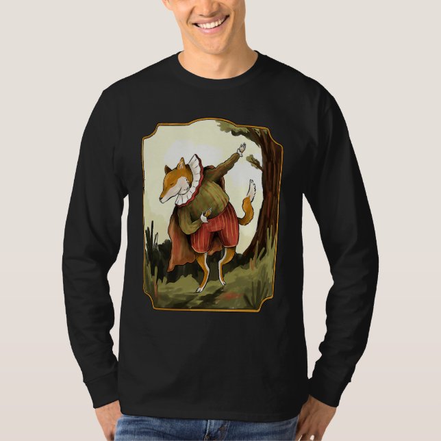 T-shirt Vintage fox retro clothes (Devant)