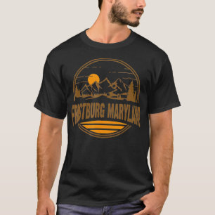 T-shirt Vintage Frostburg Maryland Mountain Randonnée Souv