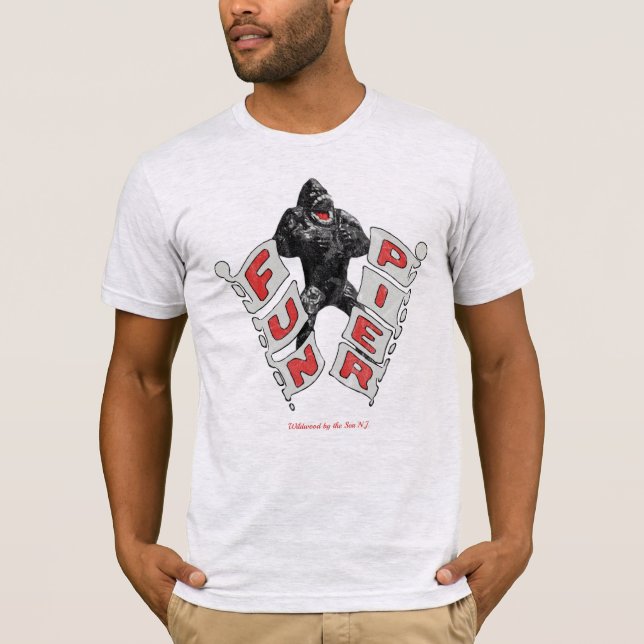 T-shirt Vintage Fun Pier Wildwood NJ (Devant)