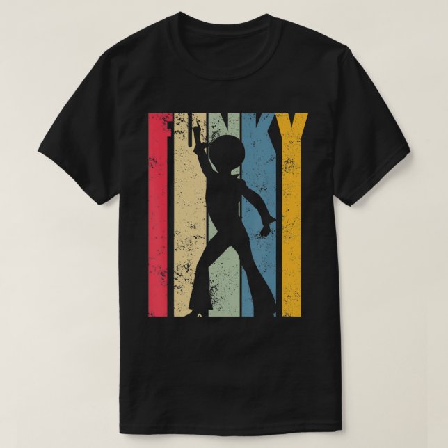 T-shirt Vintage Funk Music (Design devant)