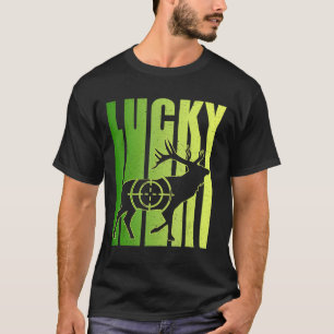 T-shirt Vintage Funny Lucky Irish Chasse Jour de la Saint 