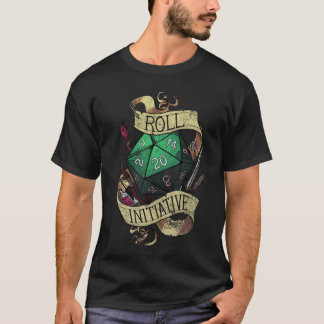 T-shirt Vintage Funnyake l'initiative roule Retro Gaming