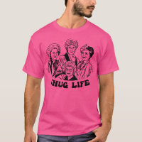 Vintage Girls Golden Thug Life 80s Retro
