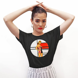 T-Shirt vintage Glam Pin-Up - Retro Comic Pop Art