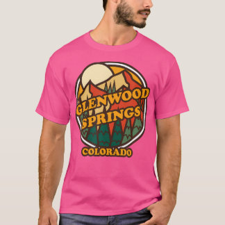 T-shirt Vintage Glenwood Springs Colorado Mountain Randonn