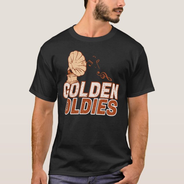 T-shirt vintage Golden Oldies Music (Devant)