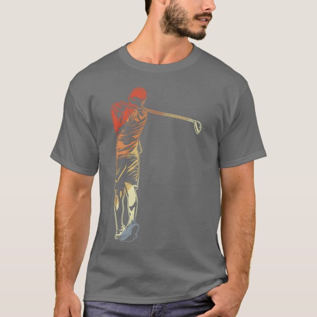 T-shirt Vintage Golf boy (Devant)