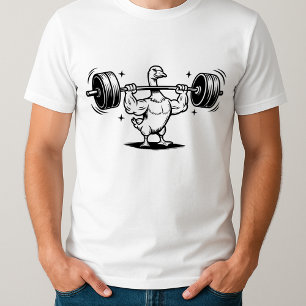 T-shirt vintage Goose Duck FUNNY MEME Duck gym sport idiot