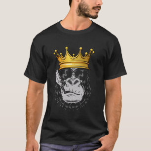 T-shirt Vintage Gorilla King Fumer Cigar Classic