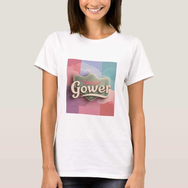 T-shirt "Vintage Gower"  (Devant)