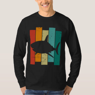 T-shirt Vintage grand requin blanc