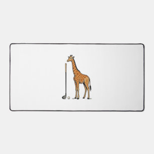 T-Shirt Vintage Gravure Girafe Golf Vector Desi