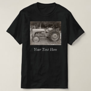 T-shirt Vintage Gris massey fergison tracteur photo T-shir