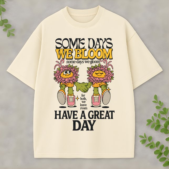 T-shirt Vintage Groovy Flower Friends Graphic Inspirationa (Créateur téléchargé)