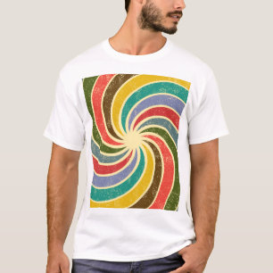 T-shirt Vintage Grunge Abstrait Arrière - plan nettoyable.