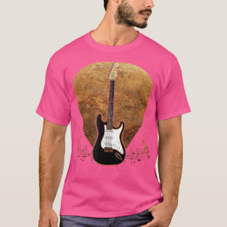 T-shirt Vintage Guitar Pick Guitarist Lover Instrument Ele