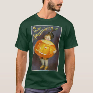 T-shirt Vintage Halloween Jacko'lantern & Child