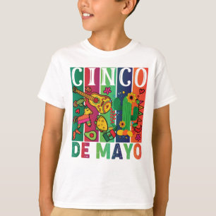 T-shirt Vintage Happy Cinco de Mayo Fêtes Mexicaines