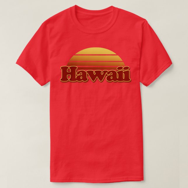 T-shirt Vintage Hawaii (Design devant)