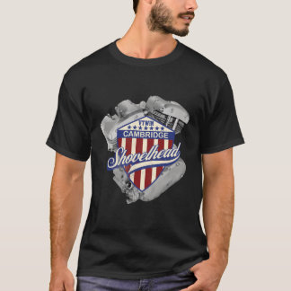 T-shirt Vintage Hd Shovelhead Old School Cambridge Biker V