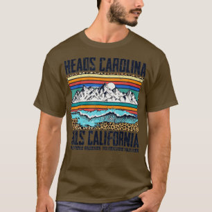 T-shirt Vintage Heads Carolina Tail California Summer Beac