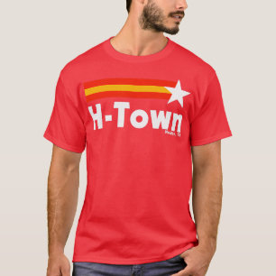 T-shirt Vintage HTown en détresse Houston Texas Strong Ret