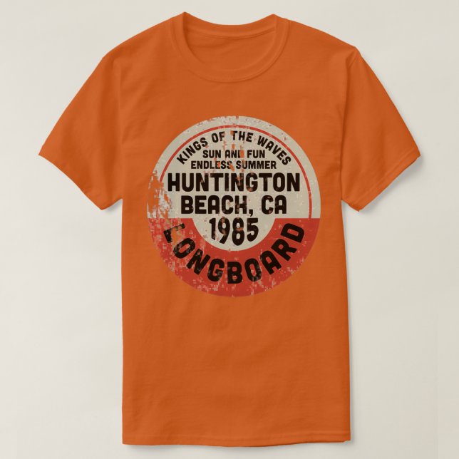 T-shirt Vintage Huntington Beach (Design devant)