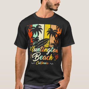 T-shirt Vintage Huntington Beach California Surfing Retro