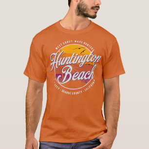 T-shirt Vintage Huntington Beach Surf Life O