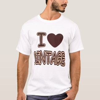 T-shirt Vintage I Heart