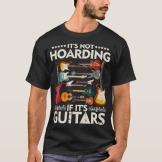 T-shirt Vintage Il N'Y A Pas D'Atterrissage Si Ses Guitare