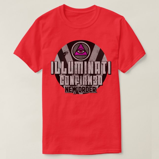 T-shirt Vintage Illuminati confirmé (Design devant)