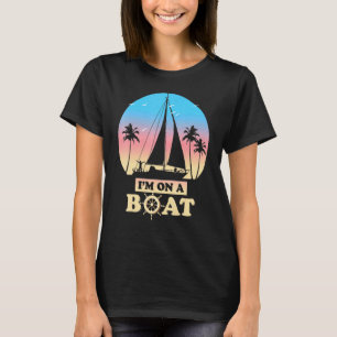 T-shirt Vintage Im Sur Un Bateau Relaxant Classique
