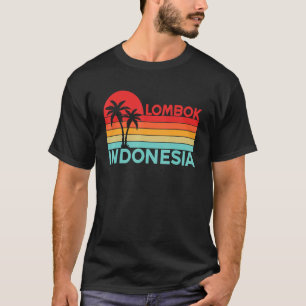 T-shirt Vintage Indonésie Vacances Asie Lombok