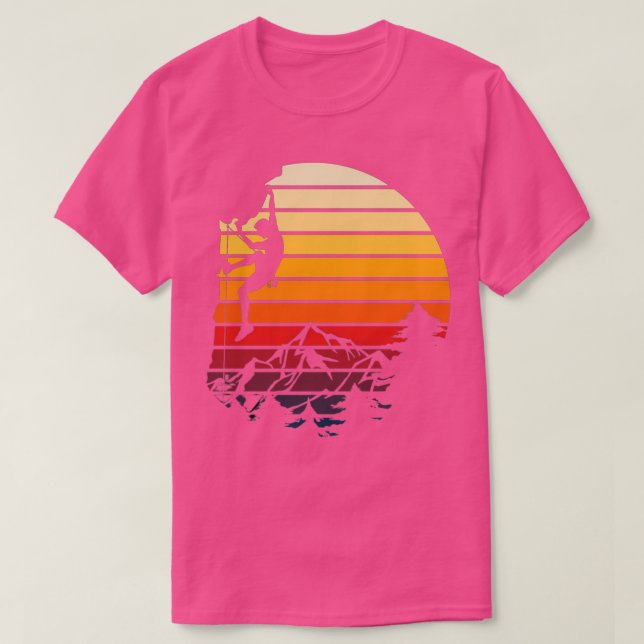 T-shirt Vintage Indoor Rock Climbing 6 (Design devant)