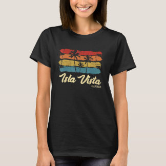 T-shirt Vintage Isla Vista California Palm Trees Ca Retro