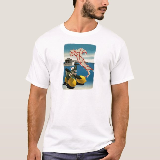 T-shirt Vintage Italie (Devant)