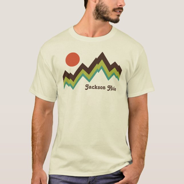 T-shirt Vintage Jackson Hole (Devant)