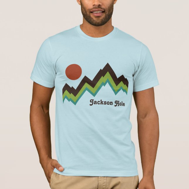 T-shirt Vintage Jackson Hole (Devant)