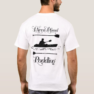 T-shirt Vintage J'Ai Besoin D'Une Bonne Paddle Kayaking Ka