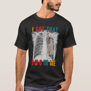 T-shirt Vintage J'Ai Le Chien Mignonne Halloween X ray Lab