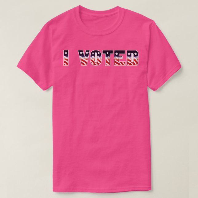 T-shirt Vintage J'ai voté (Design devant)