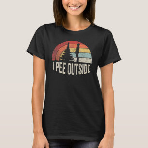 T-shirt Vintage J'Aime Pee Dehors J'Aime Peeing Dehors Cam