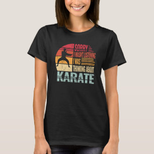 T-shirt vintage japonais de combat martial et karaté