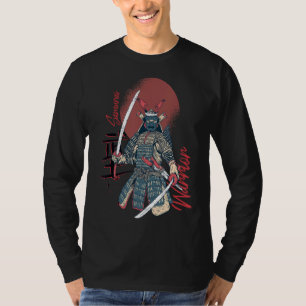 T-shirt Vintage Japonais Samurai Bushido Warrior tenant