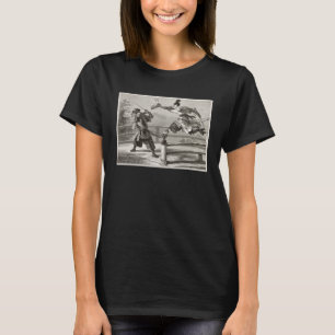 T-shirt Vintage Japonais Samurai Guerrier combattant les é
