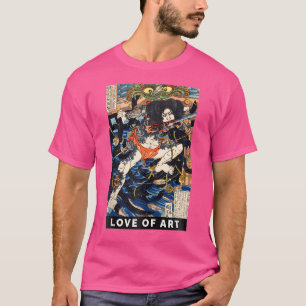 T-shirt Vintage japonais Samurai Punk Goth Streetwear Aest