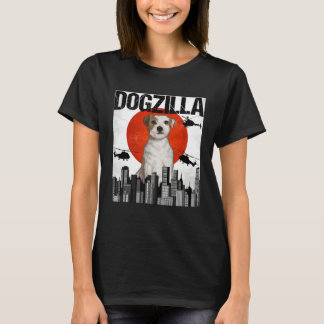 T-shirt Vintage japonaise Dogzilla Parson Russell Terrier