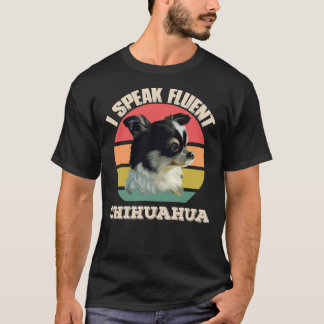 T-shirt Vintage Je Parle Fluent Chihuahua